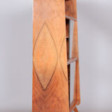 Walnut mid century bookcase 1950s czechia