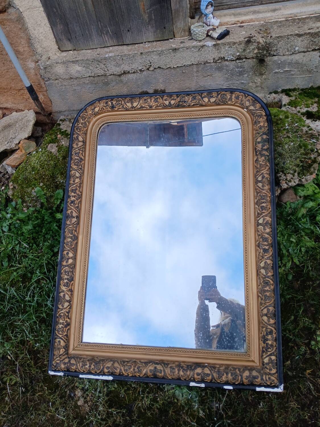 Antique mirror in Louis Philippe style