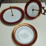 Serviteur à gâteaux 3 étages en porcelaine de Limoges