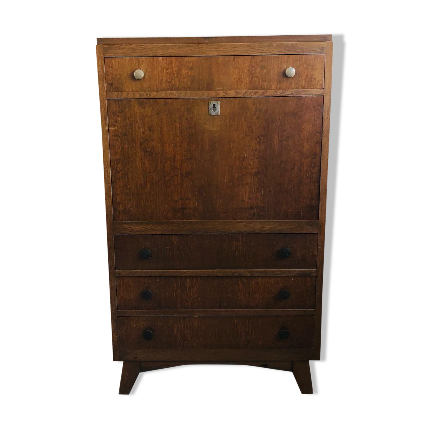 Surprising administrative secretary 50s in his patina