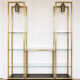 Large library / vintage showcase from the 1970s by Kim Moltzer