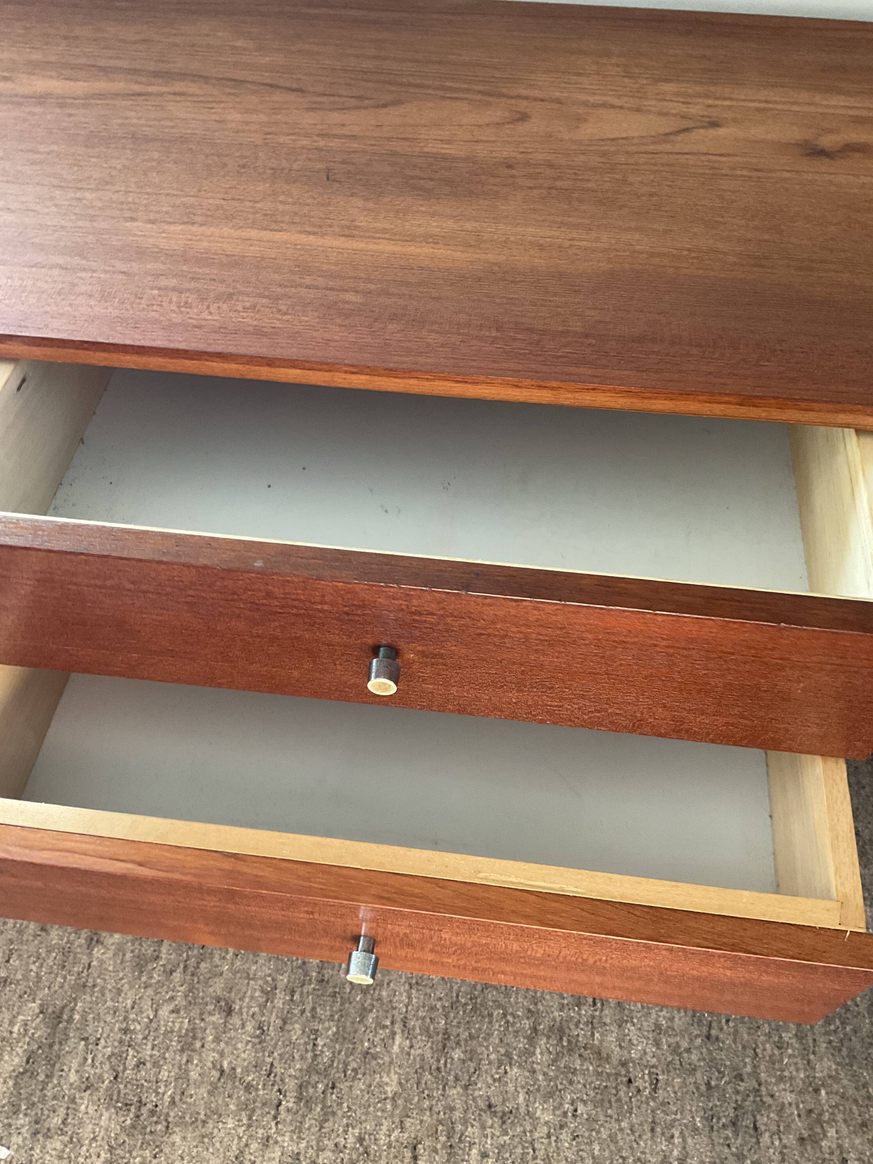 Scandinavian teak row from the 60s and 70s