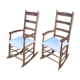 Paire de rocking-chair américains