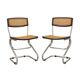 Set of two chairs, Bauhaus design, 1960s, production: Italy