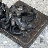 lampe fer forgé art déco 1930