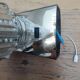 Pair of chrome Space Age wall lights