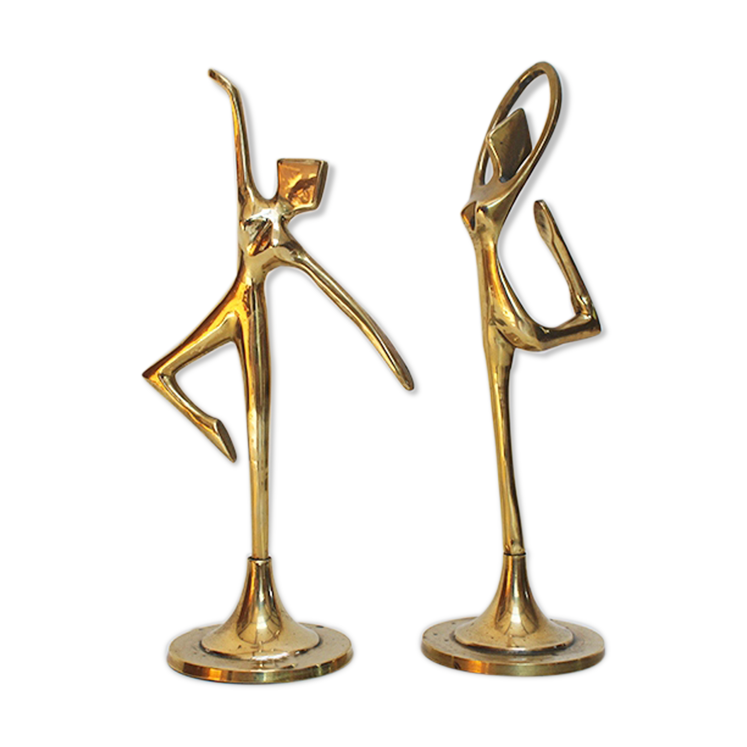 Brass statuettes