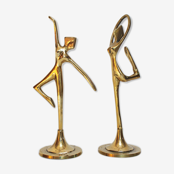 Brass statuettes
