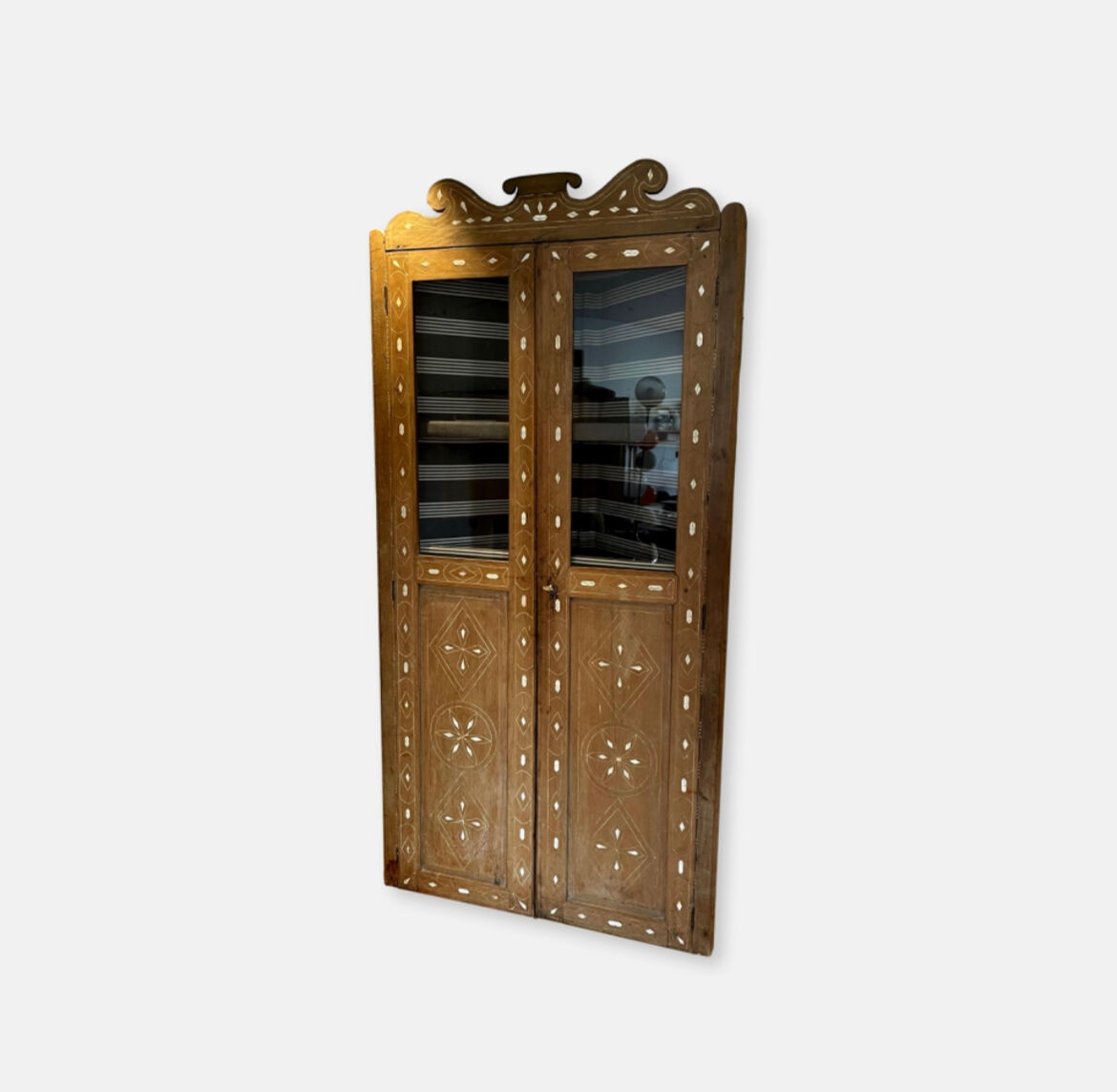 Oriental corner cabinet