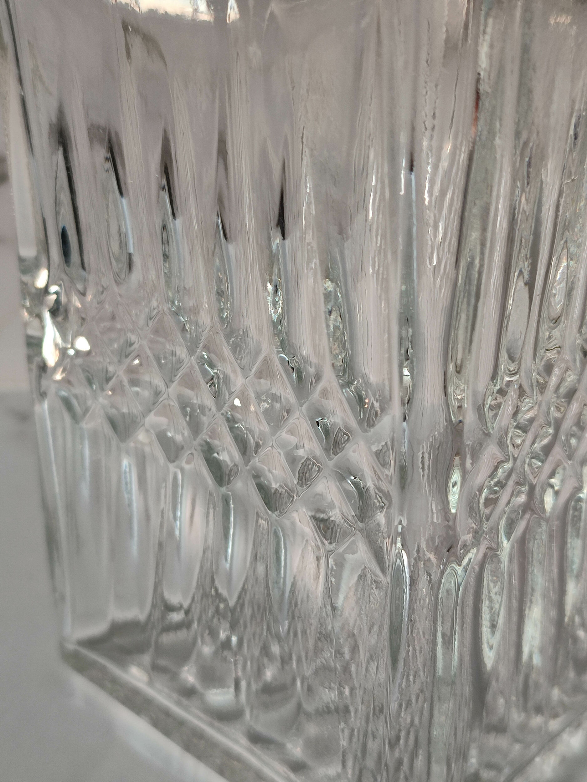 Cut glass whisky decanter