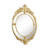 Miroir médaillon dore du XIX ème siècle 180x116cm