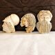 Set of 3 figurines Greek mythology in handmade stone from Greece