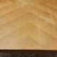 Teak table with compass feet, 1960s