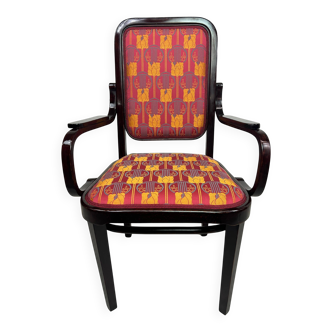 Art Nouveau office chair by Gustav Siegel for Thonet