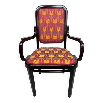 Art Nouveau office chair by Gustav Siegel for Thonet