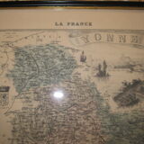Engraving 19th France region of Yonne