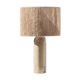 Lampe grès et corde de jute