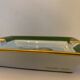 Hermès ashtray signed Rybal in fine Limoges porcelain decorated with mandarin ducks