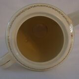 Antique pouring coffee pot in Gien earthenware, Valence model, A040