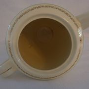 Cafetière, verseuse ancienne en faïence de Gien, modèle Valence