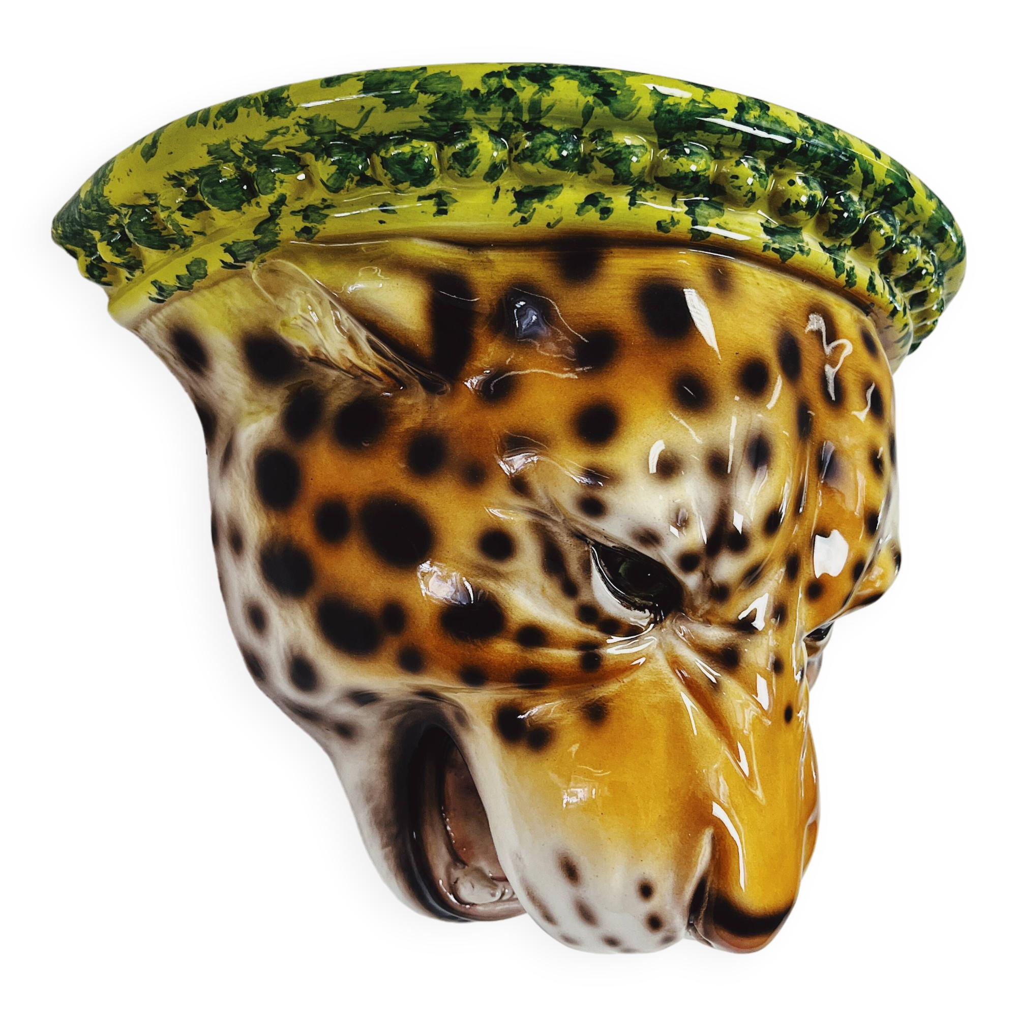 Wall shelf Leopard ceramic