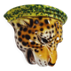 Wall shelf Leopard ceramic