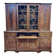 English mahogany secretary bookcase from the 1970s