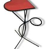 Sellette tripode porte plante vintage