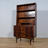 Bibliothèque en palissandre du milieu du siècle