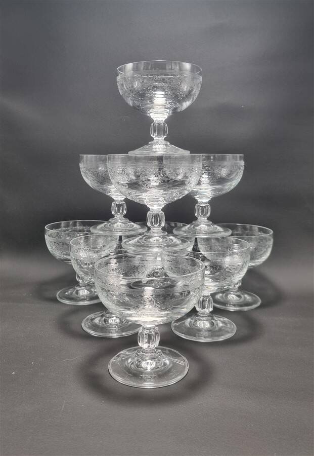 Set de 10 coupes à champagne