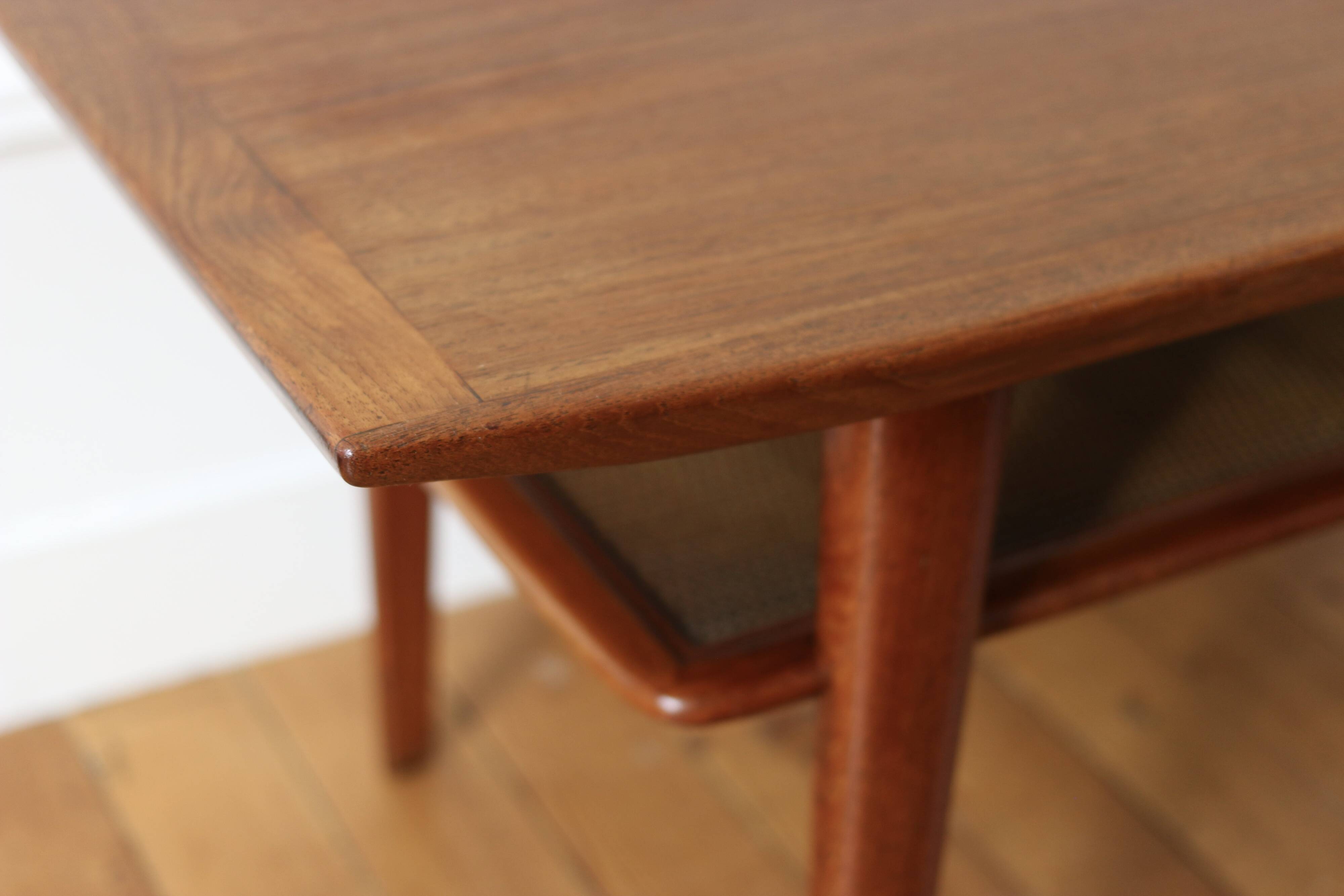 Vintage Scandinavian teak coffee table Swiss Teak 1960