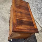 Louis xv tombeau chest of drawers in walnut 2 drawers from the 18th century