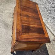 Louis xv tombeau chest of drawers in walnut 2 drawers from the 18th century