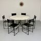 Table ronde en marbre T69 design Osvaldo Borsani pour Tecno an 70