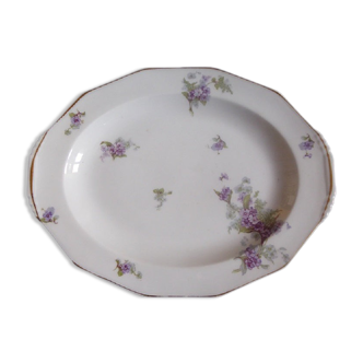 Plat en porcelaine de Limoges B&C Bernardaud