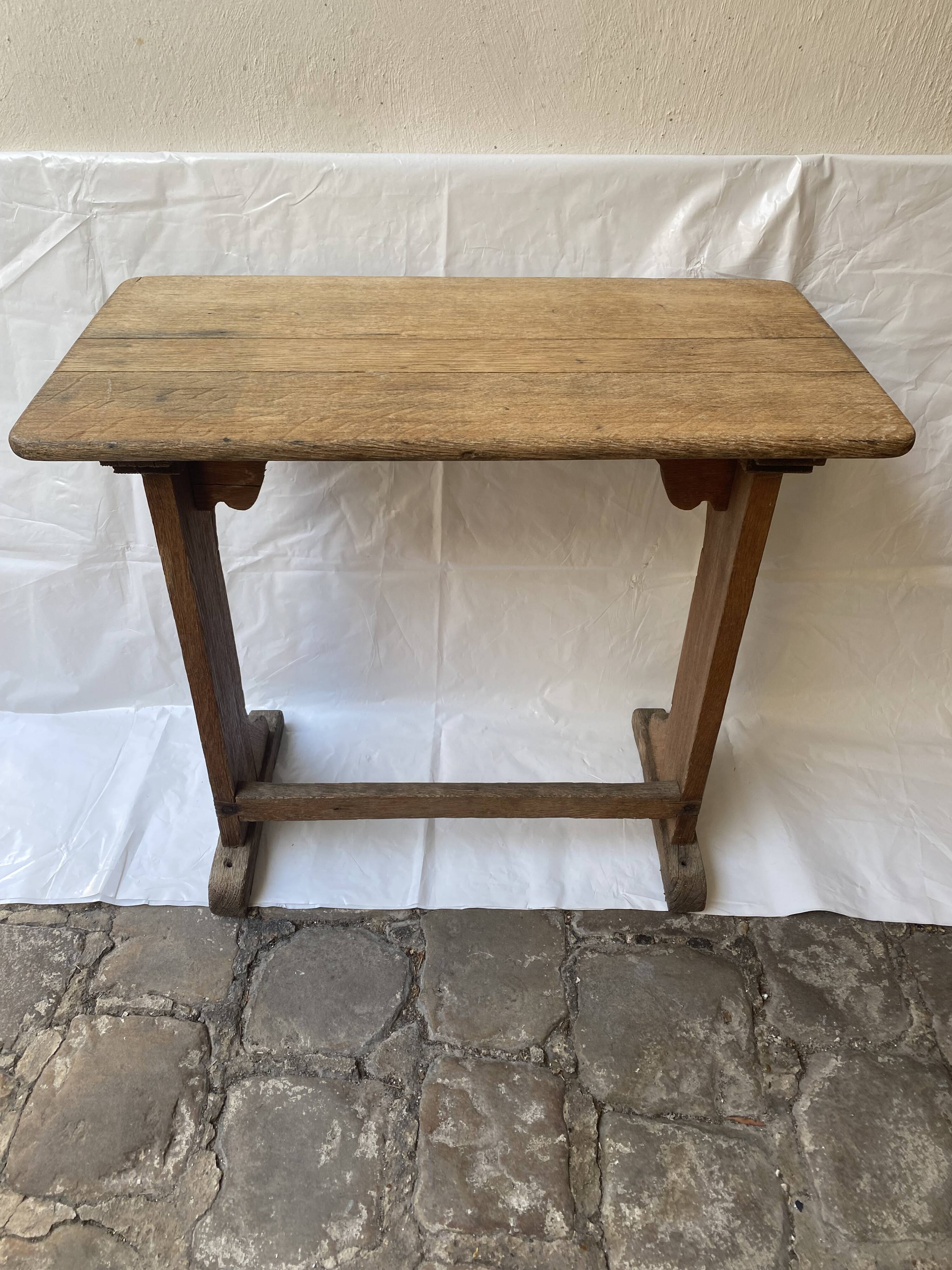 School desk or old bistro table