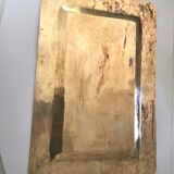 Vintage brass rectangular tray