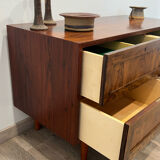 Low Scandinavian cabinet in Rio rosewood
