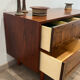 Meuble bas scandinave en palissandre de Rio