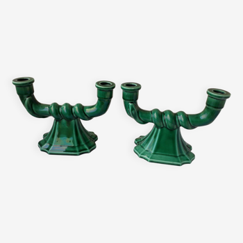 Green candlesticks