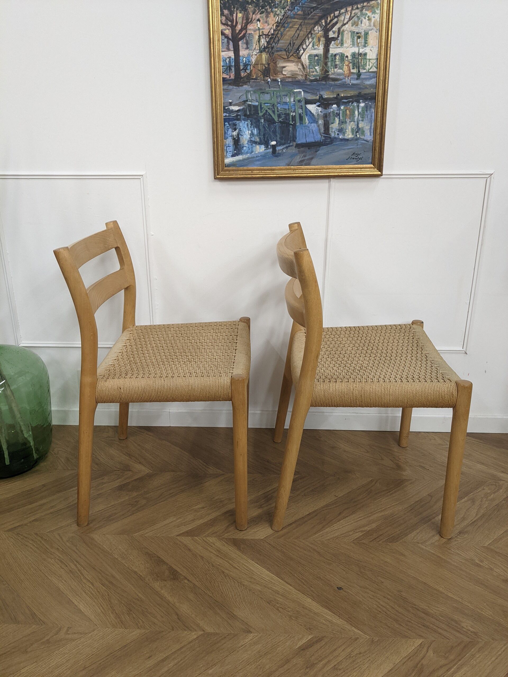 Pair of chairs Niels Otto Moller