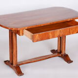 Bureau d’écriture en érable Biedermeier autrichien restauré du 19ème siècle, années 1830
