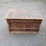 Polychrome fir chest