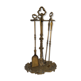 Brass fireplace servant