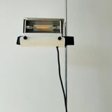 Oluce 626/L floorlamp Joe Colombo Design. Vintage Italian design. White Oluce lamp by Joe Colombo