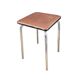 Tabouret vintage en skaï et chrome