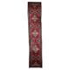 Handmade antique Persian Malayer runner rug 77cm x 382cm, 1920s
