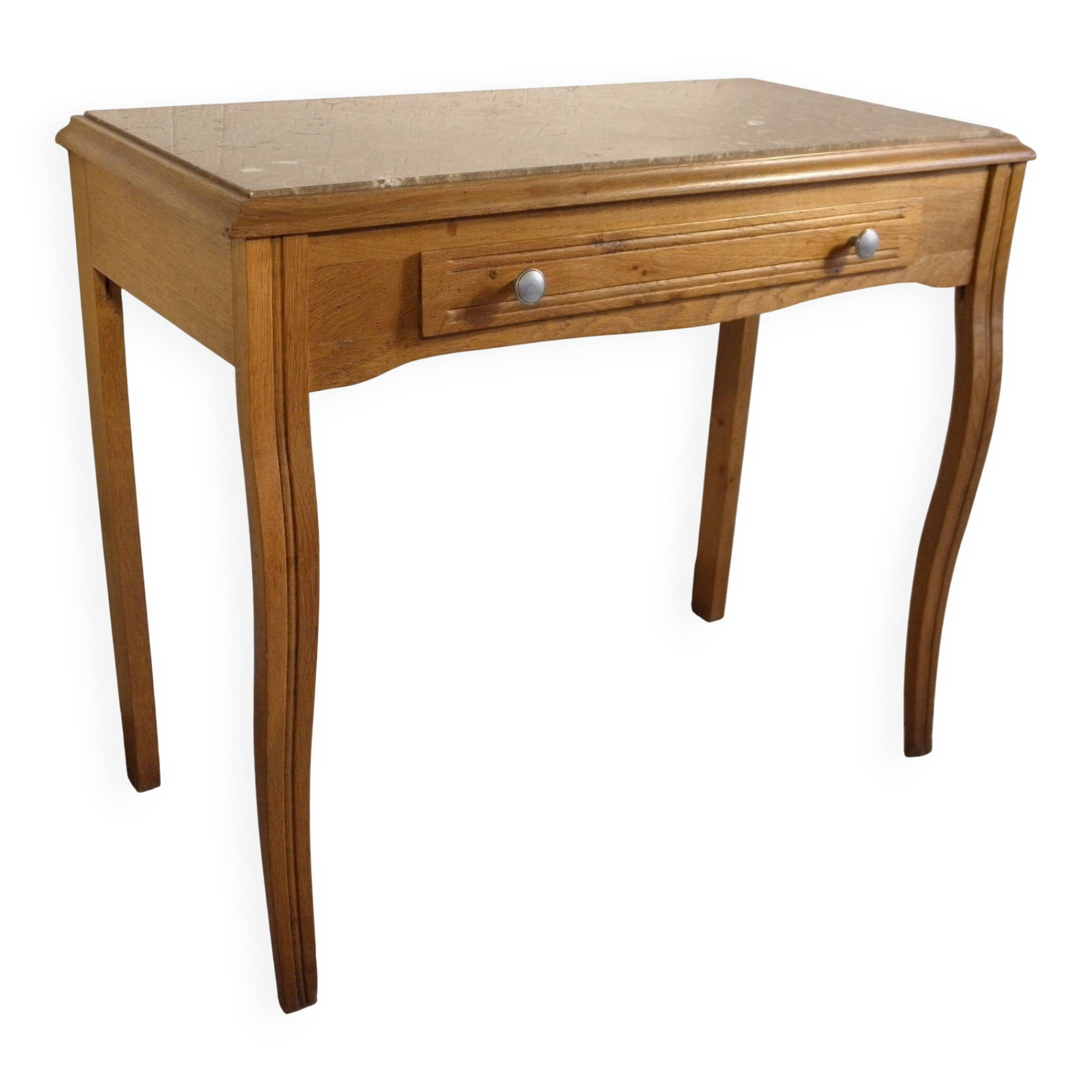 Console, desserte bois et marbre art deco - annees 30
