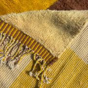 Moroccan Mrirt rug in luxury wool 200x250 cm - Handmade modern Berber rug - Wool rug for indoors