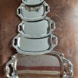 Set of 5 metal trays